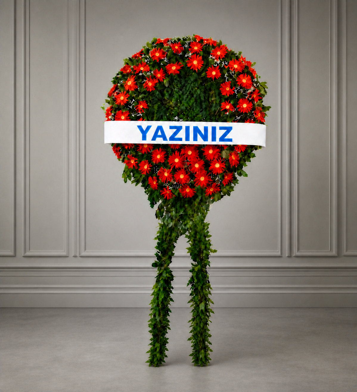 Kırmızı Cenaze Çelengi